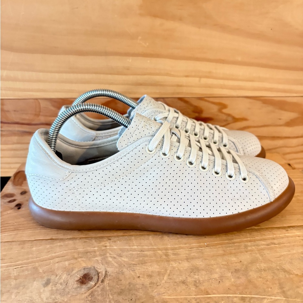 Camper Pelotas Soller Perforated Suede Leather Sneakers size 40 NWOB - Picture 6 of 17